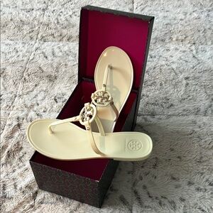 Tory Burch Cream Sandals